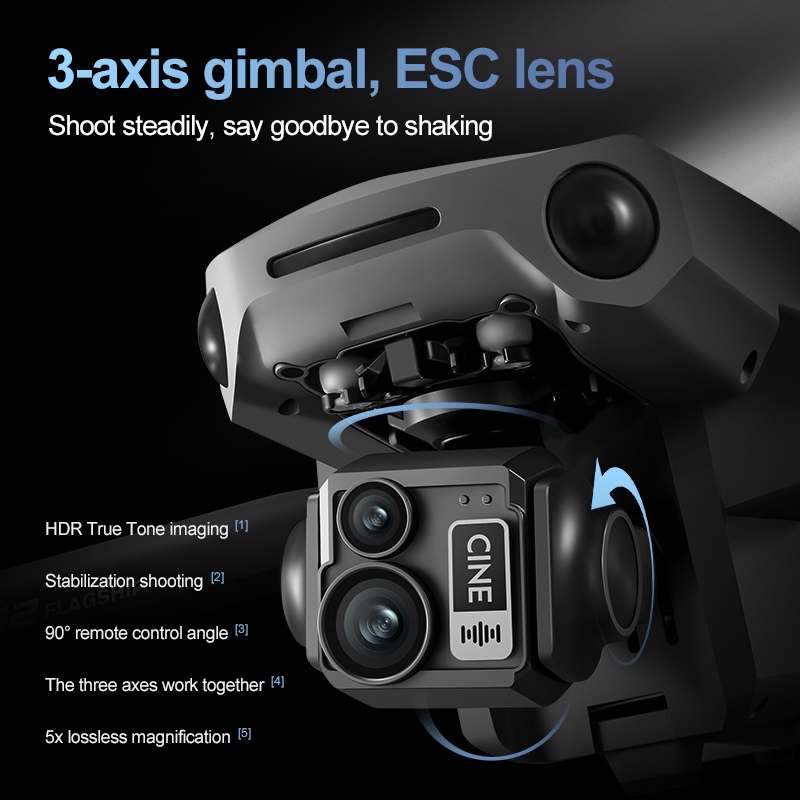 Drone RC con Gimbal a 3 Assi 8 - Drone Gimbal Case recensione e prezzo