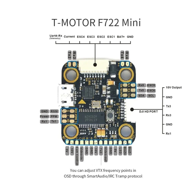 Combo ESC 4in1 T-Motor MINI F7 - Betaflight Fc F7 recensione e prezzo