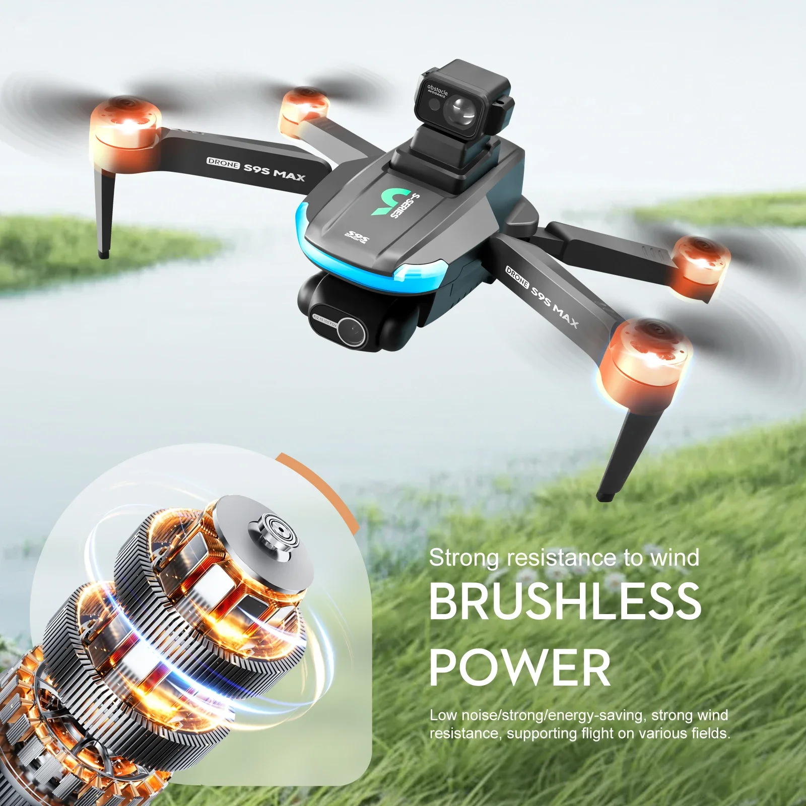 NUOVO S9S MAX MINI Drone 4K 2  - Drone Gimbal Brushless recensione e prezzo